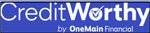blue background with white letters